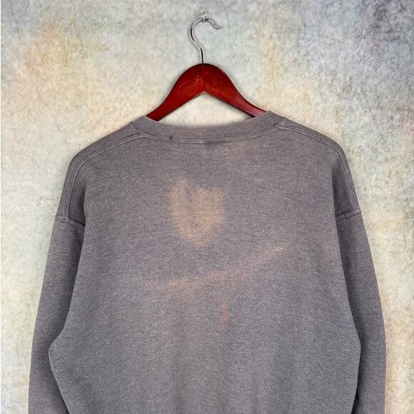 VTG 90s Russell Athletic Crewneck Sweatshirt Mens Sz L Gray USA Made Pullover - Picture 7 of 8